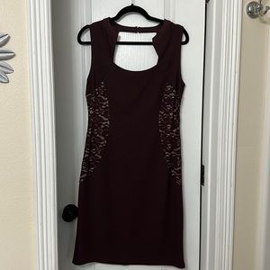 Bold elements dark brown dress size L